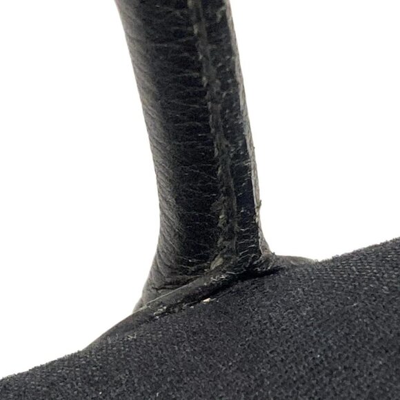 Auth HERMES Garden Party PM - Black Toile Officier Negonda Square J Tote Bag - Picture 8 of 13